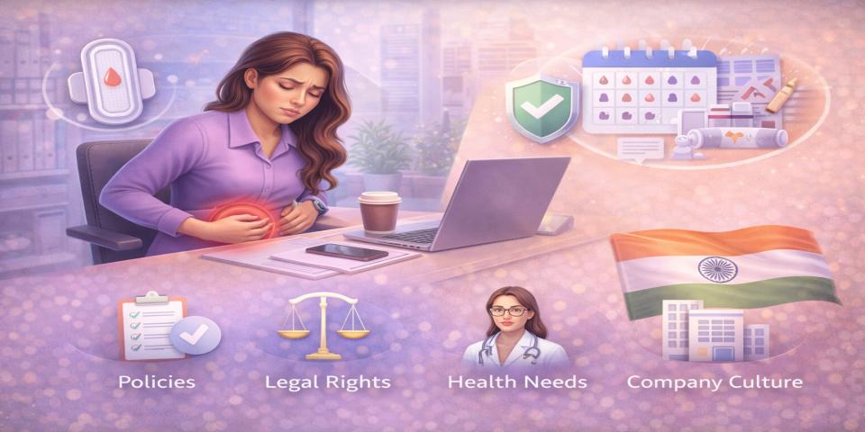 Indian corporate workplace discussion on period leave and women’s wellness